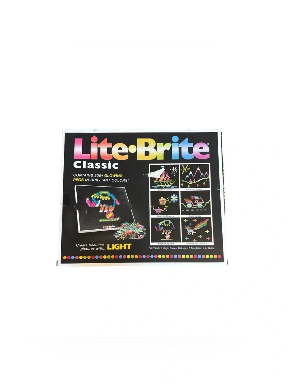 Lite Brite Classic Kids Light Peg Art Toy - Multi-Color NIB NWT Gift Idea X-MAS